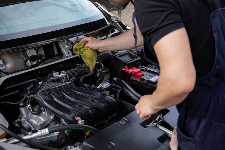 Čištění motorového prostoru